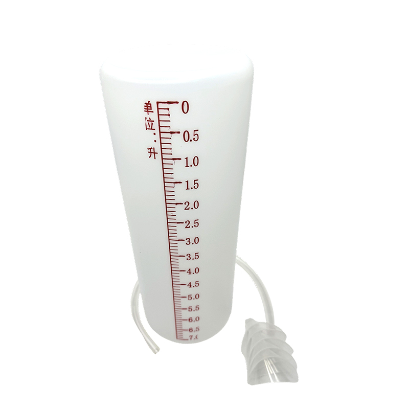 Yksinkertainen spirometri, kannettava spirometri, keuhkospirometri fysiikan demonstraattorille
