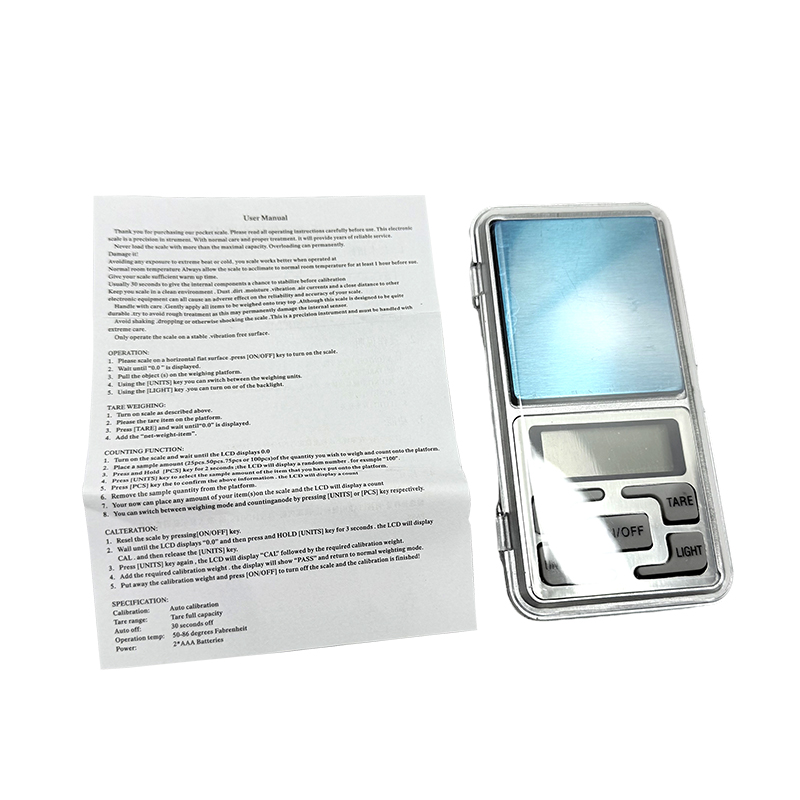 200g/0.1g digitaaliset minivaa'at/tarkkuusvaaka/fysiikkalaboratorio